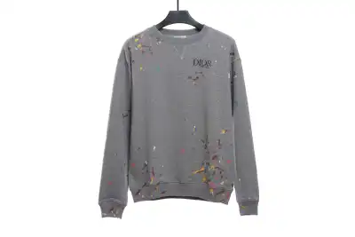 Dior hand-splashed ink Hoodie 1 01