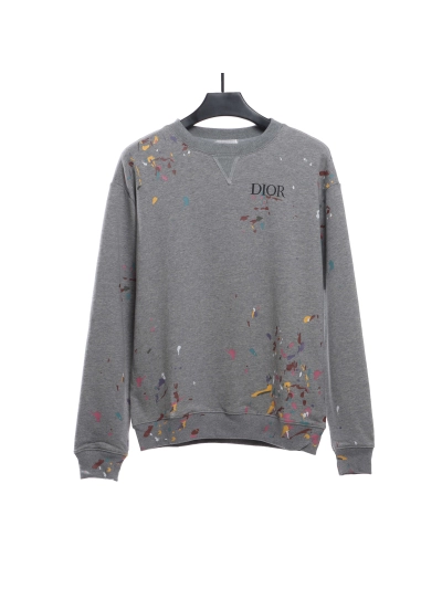 Dior hand-splashed ink Hoodie 1 01