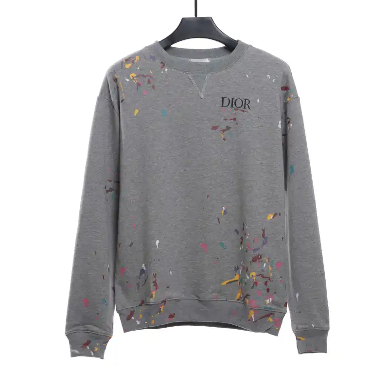  Dior hand-splashed ink Hoodie 1