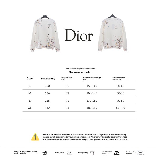 Dior hand-splashed ink Hoodie 2