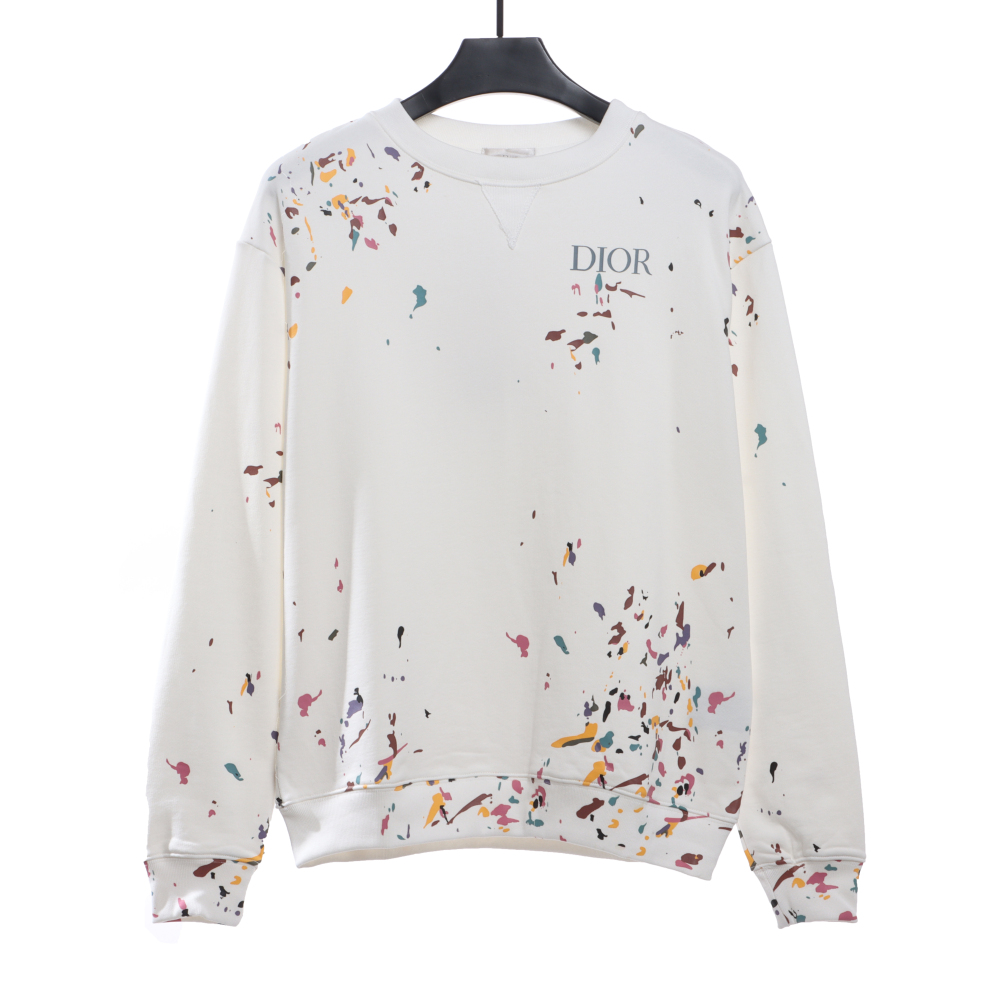  Dior hand-splashed ink Hoodie 2