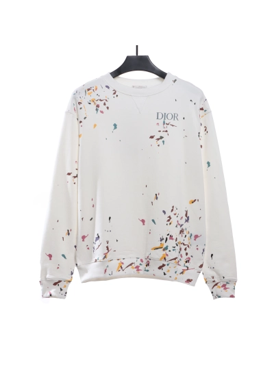 Dior hand-splashed ink Hoodie 2 01