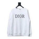  Dior monogram patch letter round neck Hoodie 1