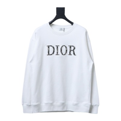  Dior monogram patch letter round neck Hoodie 1 01