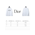  Dior monogram patch letter round neck Hoodie 1
