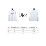  Dior monogram patch letter round neck Hoodie 1