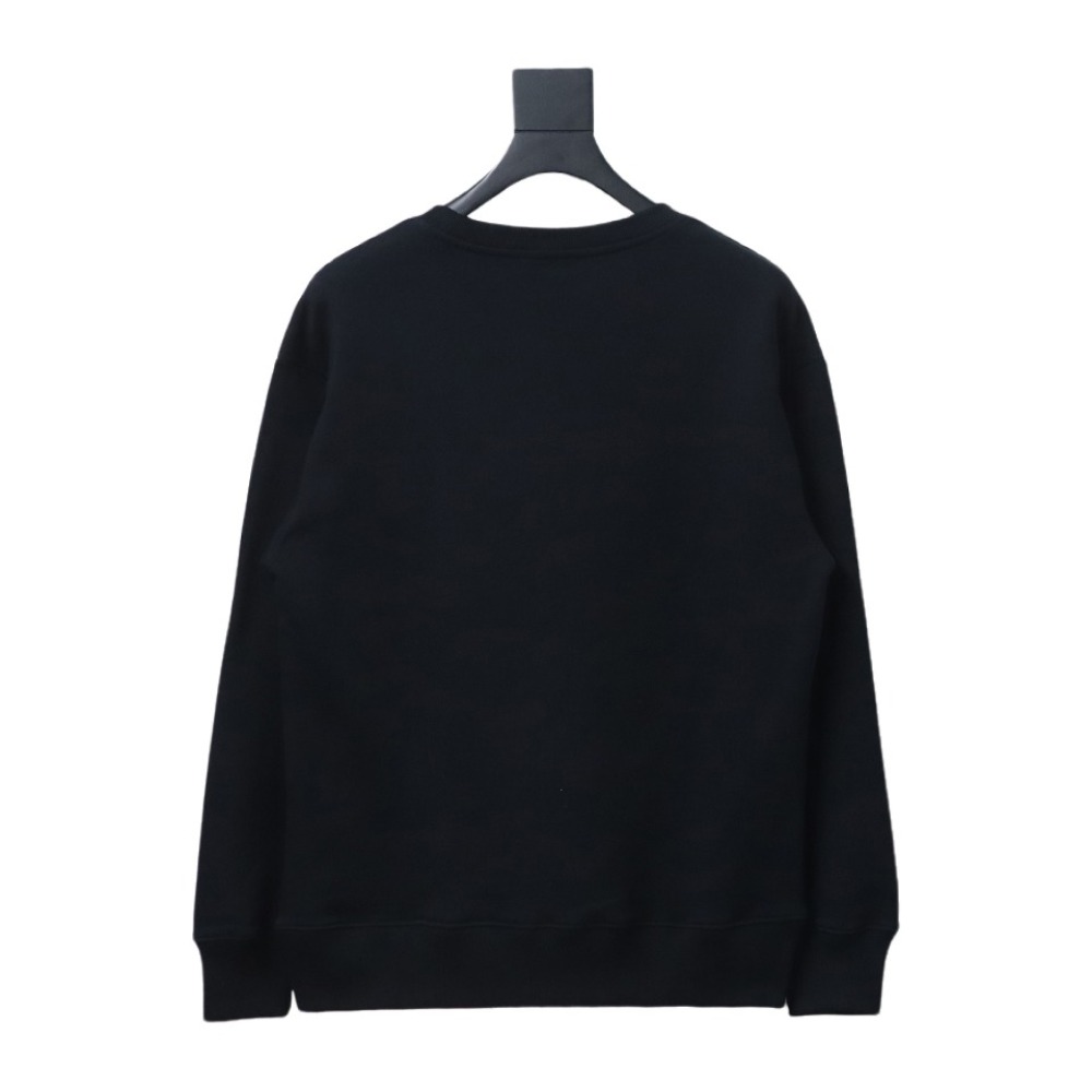  Dior monogram patch letter round neck Hoodie 2