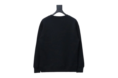 Dior monogram patch letter round neck Hoodie 2 02