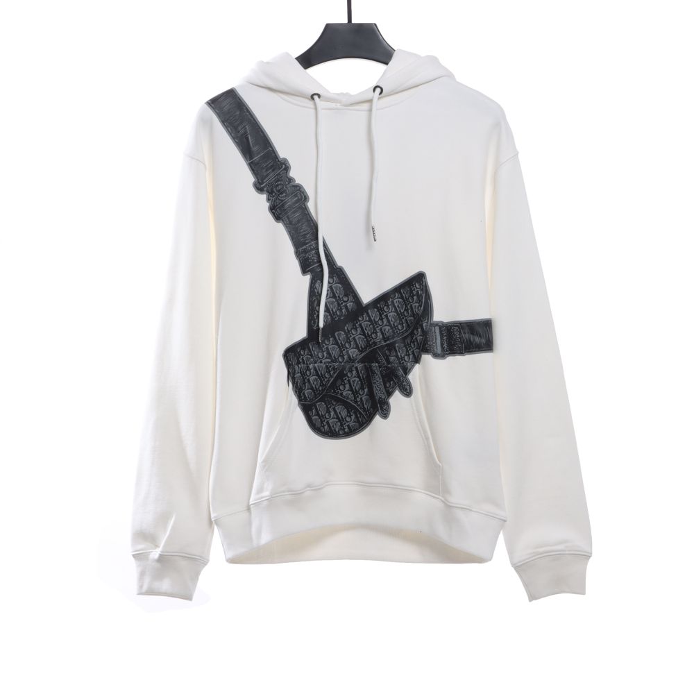  Dior saddle print Hoodie