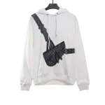  Dior saddle print Hoodie
