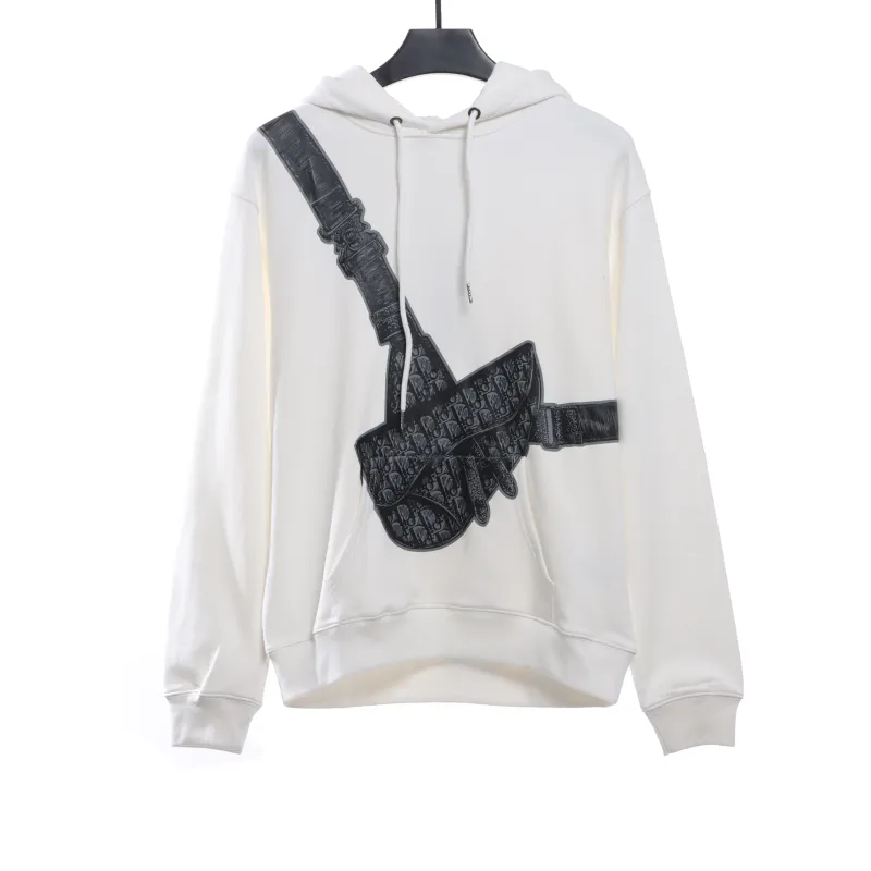  Dior saddle print Hoodie