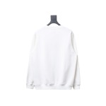  Dior silver label embroidered round neck plus velvet Hoodie 2