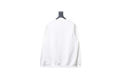 Dior silver label embroidered round neck plus velvet Hoodie 2 02