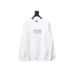 Dior silver label embroidered round neck plus velvet Hoodie 2