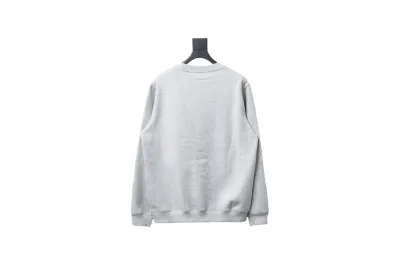 Dior silver label embroidered round neck plus velvet Hoodie 3 02