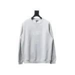 Dior silver label embroidered round neck plus velvet Hoodie 3
