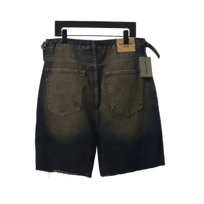 Balenciaga loose denim shorts Jeans 02