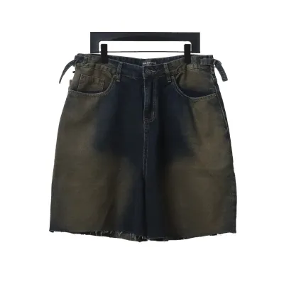 Balenciaga loose denim shorts Jeans 01