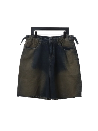 Balenciaga loose denim shorts Jeans 01