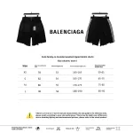 Balenciaga co-branded washed and ripped denim shorts Jeans