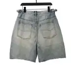 Balenciaga distressed art denim shorts Jeans