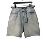  Balenciage distressed art denim shorts Jeans