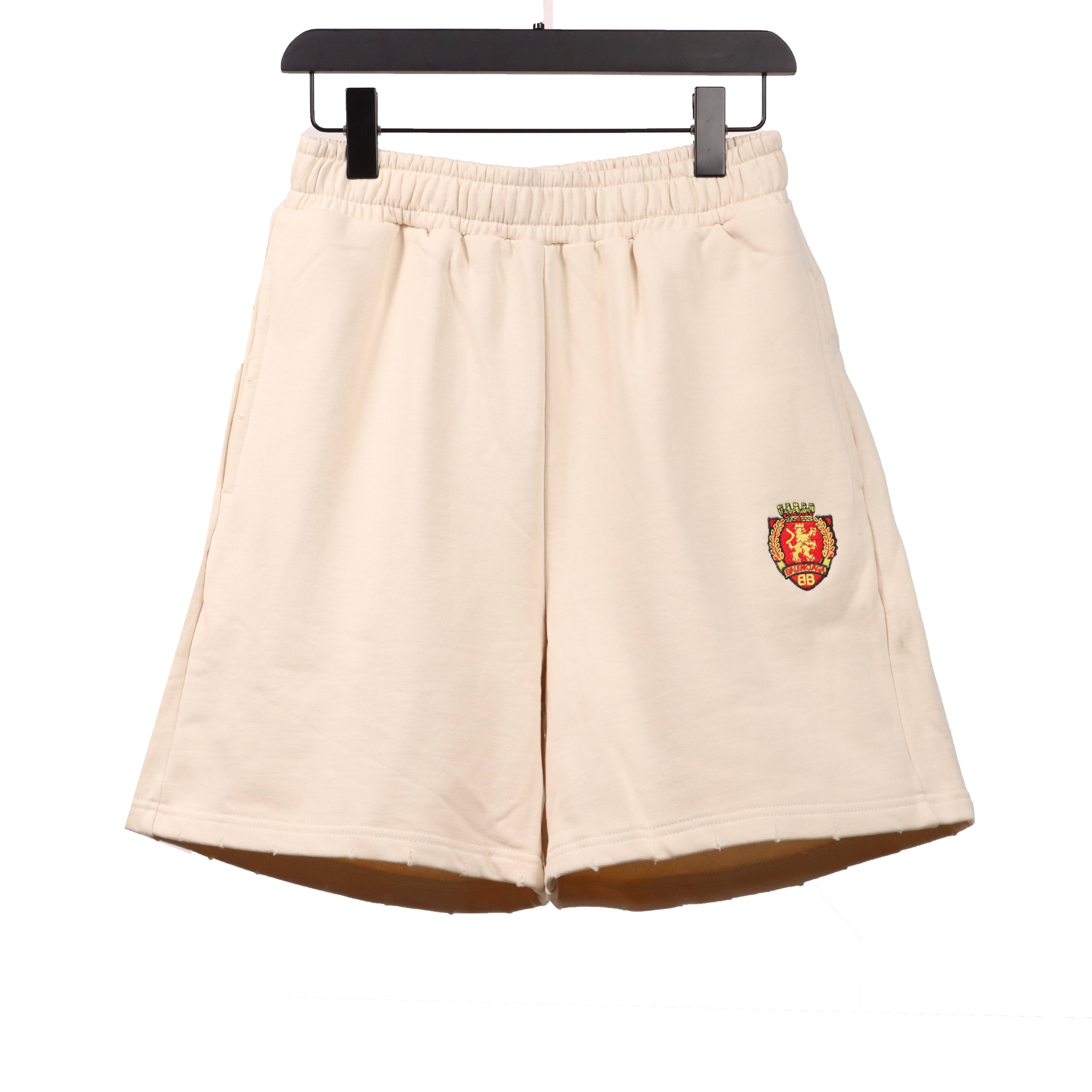 Balenciaga distressed logo Short Pants