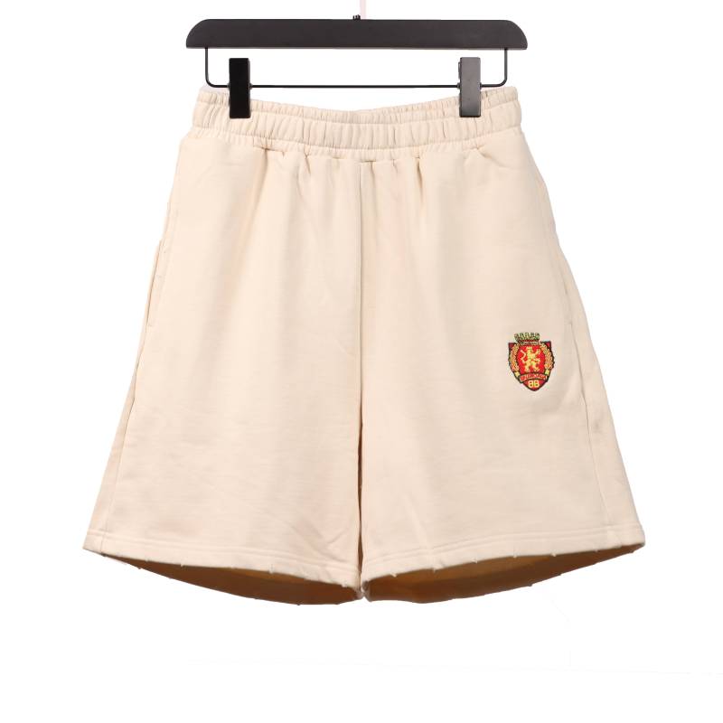  Balenciage distressed logo Short Pants