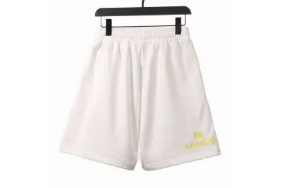 Balenciaga distressed tape Short Pants white 01