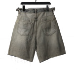 Balenciage distressed vintage washed denim shorts Jeans