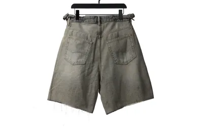 Balenciaga distressed vintage washed denim shorts Jeans 02