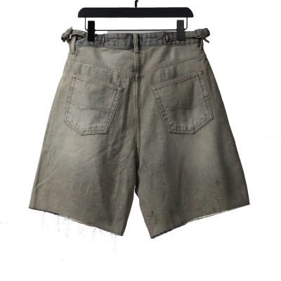 Balenciaga distressed vintage washed denim shorts Jeans 02