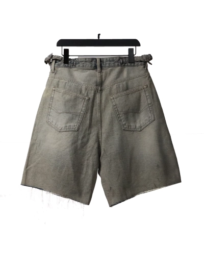 Balenciaga distressed vintage washed denim shorts Jeans 02