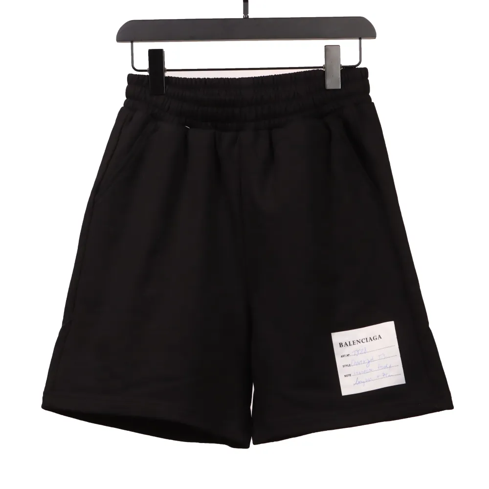 Balenciaga hemmed signature Short Pants