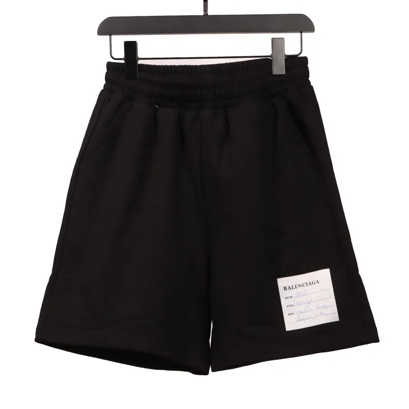 Balenciaga hemmed signature Short Pants