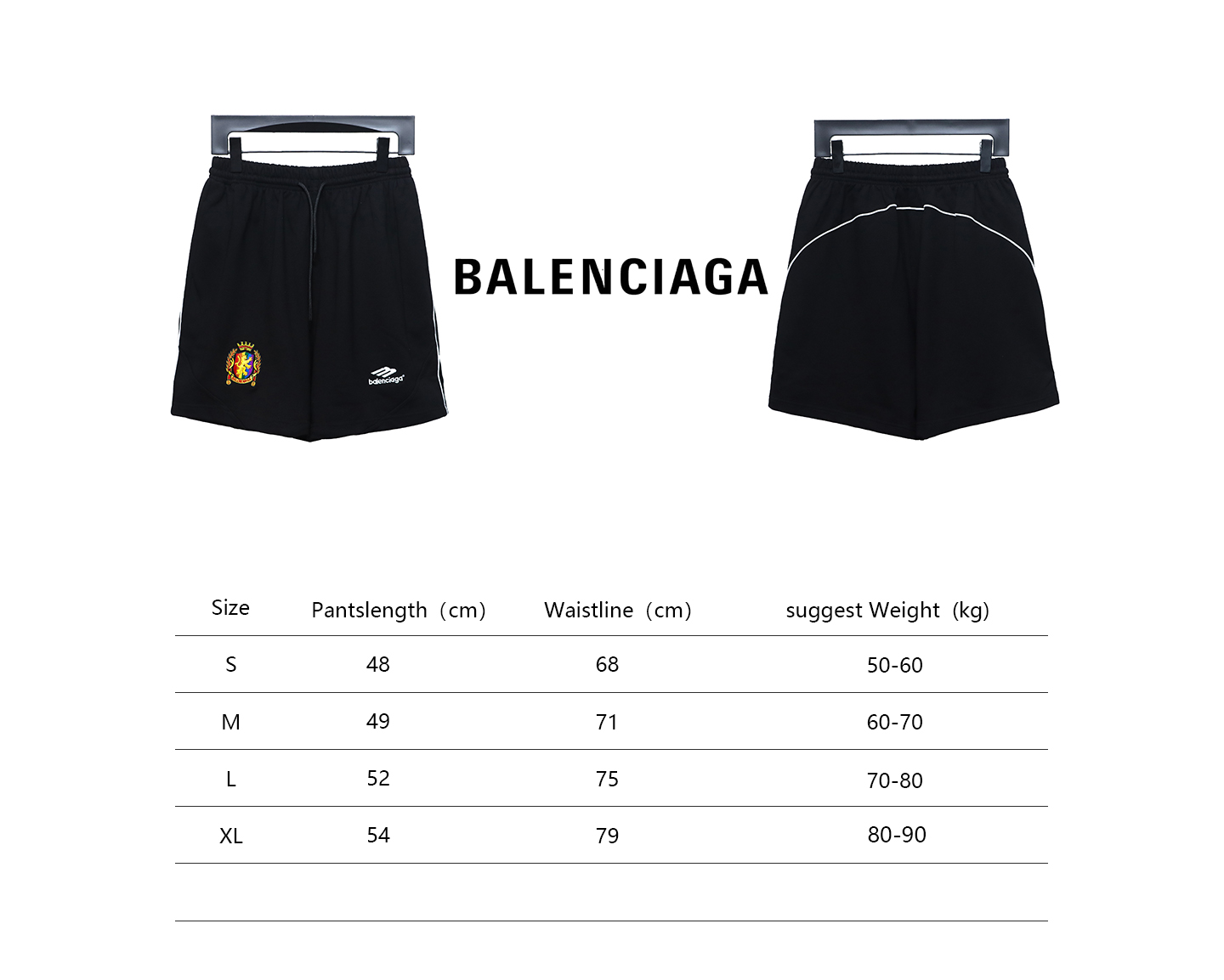 Balenciaga joint Manchester United embroidered football Short Pants
