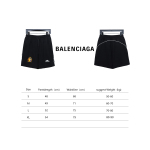  Balenciage joint Manchester United embroidered football Short Pants