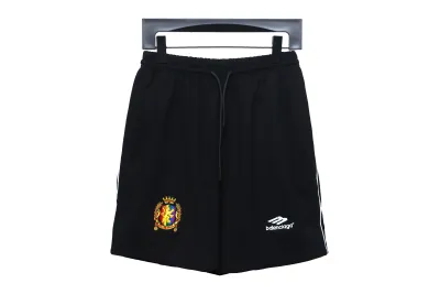 Balenciaga joint Manchester United embroidered football Short Pants 01