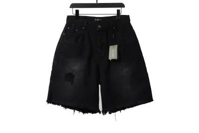 Balenciaga reverse pocket denim shorts Jeans 01
