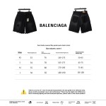  Balenciage reverse pocket denim shorts Jeans