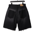  Balenciage reverse pocket denim shorts Jeans