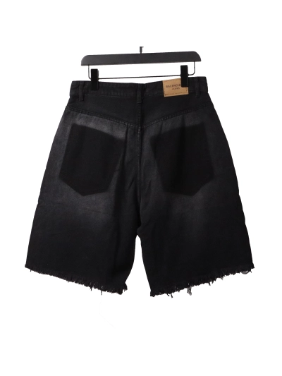 Balenciaga reverse pocket denim shorts Jeans 02
