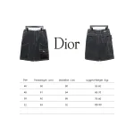 Dior & Stone Island Stone Island co-branded pocket leather label work denim shorts Jeans 2