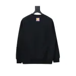  Louis Vuitton24Fw four-leaf clover embroidery round neck Hoodie
