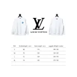  Louis Vuitton 24Fw four-leaf clover embroidery round neck Hoodie