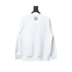  Louis Vuitton 24Fw four-leaf clover embroidery round neck Hoodie