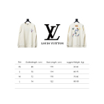  Louis Vuitton 24Fw graffiti letter print round neck Hoodie