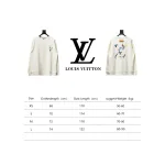  Louis Vuitton 24Fw graffiti letter print round neck Hoodie