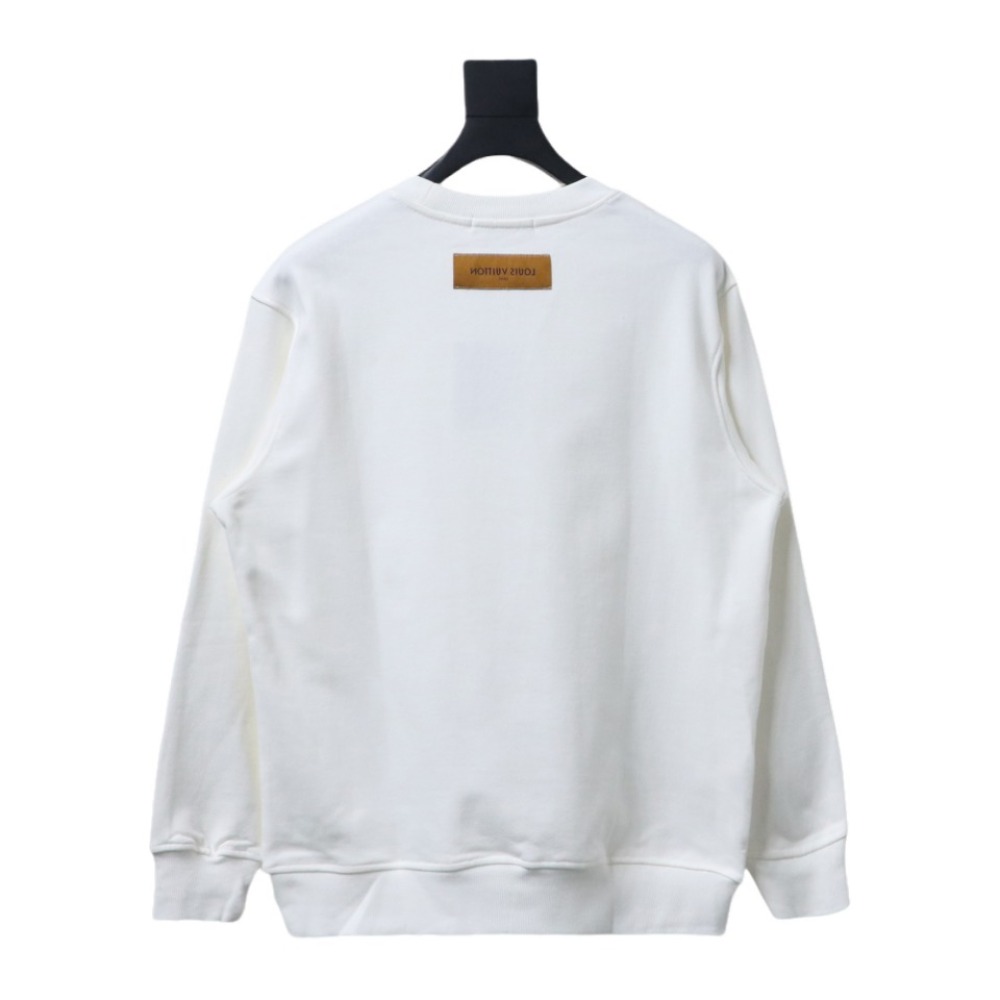  Louis Vuitton 24SS Colorful letter print round neck Hoodie 1
