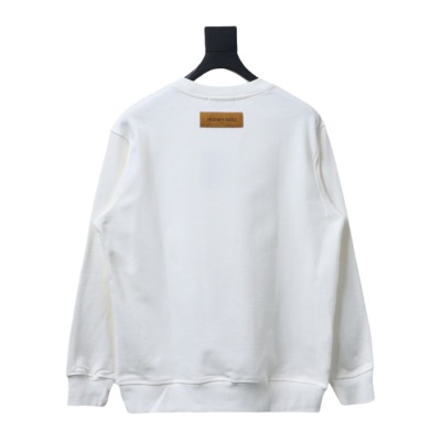  Louis Vuitton 24SS Colorful letter print round neck Hoodie 1 02